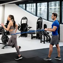 Резинка для фітнесу Gymtek 12-28кг синя - мініатюра 6