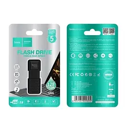 Флеш-накопичувач USB Hoco UD6 Intelligent U disk 128Gb матовий чорний - мініатюра 4