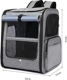 Рюкзак-переноска для домашніх тварин Voyager Pet LVT24015 - мініатюра 6