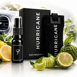 Ароматизатор автомобільний Hurricane Black Standart Long NEW (В комплекті Спрей)