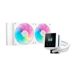 Система рідинного охолодження Deepcool Mystique 240 ARGB White (R-LX240-WHDSNMCP-G-1) - мініатюра 8