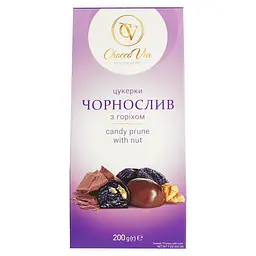 Цукерки Chocco Via Чорнослив з волоським горіхом в глазурі 200 г - мініатюра 3