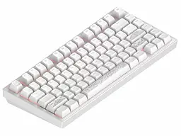 Клавіатура Dark Project ALU81 Terra Nostra ENG/UA White (DPKB_NOSTRA_81_ANSI_WHITE_UA) - мініатюра 4