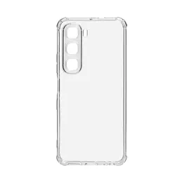 Прозрачный чехол для Infinix Hot 60i 4G с защитой камеры и усиленными бортами, тонкий, силиконовый, бесцветный, ударопрочный, противоударный бампер с закрытой камерой, ArmorStandart (ARM87218)