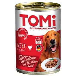 Консерви для собак TOMi Beef 0.4 кг томи говядина супер корм, для собак