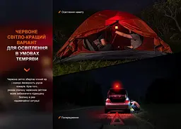 Ліхтар кемпінговий Fenix CL26R Pro, мармуровий білий - мініатюра 7