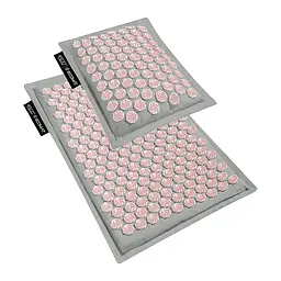 Килимок акупунктурний 4FIZJO Eco Mat Аплікатор Кузнєцова з подушкою 68 x 42 см Grey/Pink 4FJ0228 (P-5907739312174) - мініатюра 7