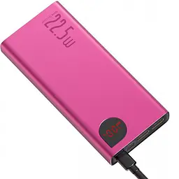 Портативна батарея Powerbank Baseus Adaman Metal Digital Display 20000 mAh PPIMDA-A09 Pink - мініатюра 3