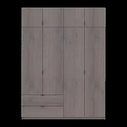 Розпашна Шафа для одягу Doros Лукас Канноло/Канноло 180х50х240 (44900367) - мініатюра 5