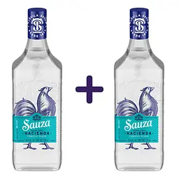 Текіла Sauza Hacienda Tequila Plata 35% 1.4 л (2 шт. х 0.7 л)
