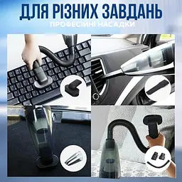 Бездротовий ручний автомобільний пилосос - мініатюра 7