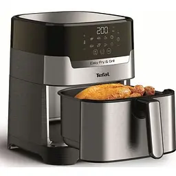 Мультипіч Tefal EasyFry&Grill Precision 1550 Вт сіра (EY505D15) - мініатюра 6