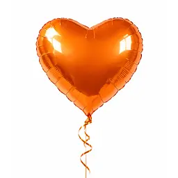 Фольгована кулька JS Balloon "Серце" 45 см (18") 5 шт наповнення повітрям або гелієм для тематичних вечірок Кораловий