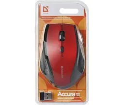Bluetooth миша DEFENDER Accura MM-365 red (52367) UA - мініатюра 4