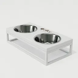 Hollky Base S — миски на підставці для маленьких собак та котів (2 × 0,45 л) - мініатюра 2