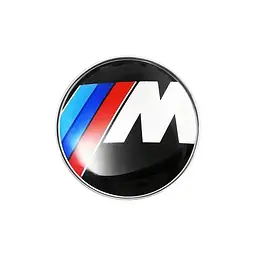 Емблема Bmw M Performance 73–74мм пластик+Метал (на 2 штифтах) OEM 51148219237