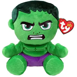 М'яка іграшка TY Marvel Халк 15 см (44004)