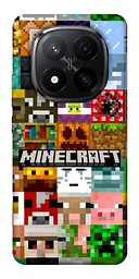 Чохол Demsky Minecraft collage для Xiaomi Redmi Note 14 Pro+ 5G