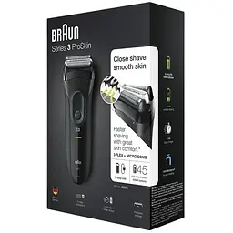 Електробритва Braun Series 3 3020s [Black] [69089] - мініатюра 4