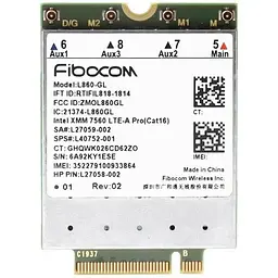 4G LTE модуль Fibocom L860-GL Б/В