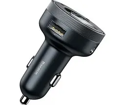 FM-трансмітер Baseus Enjoy Car Wireless MP3 Charger Wireless 5.0+5V/3.4A Black (CCLH-01) [61086] - мініатюра 3
