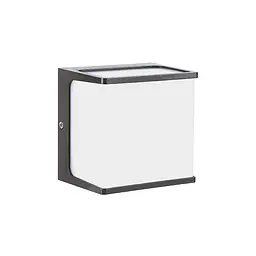 Світильник фасадний Violux CUBE 8W 4200K 600Lm ІР65 чорний ( 500430 )