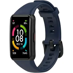 Ремінець DK CDK Silicone Sport Band Classic для Huawei Band 6 (011342) (dark blue)