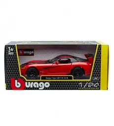 Автомодель Bburago Dodge Viper SRT10 ACR 1:24 в асортименті (18-22114) - мініатюра 12