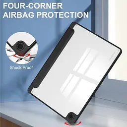 Чохол TPUCristal SlimTPU Spen holder Samsung Galaxy Tab A9 Plus SM X210 X215 X216 Чорний - мініатюра 9