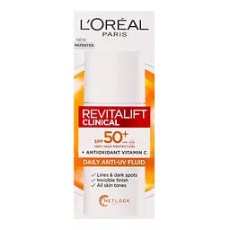 Флюїд для обличчя L'Oreal Paris Revitalift Clinical Vitamin C, SPF 50+, 50 мл - мініатюра 3