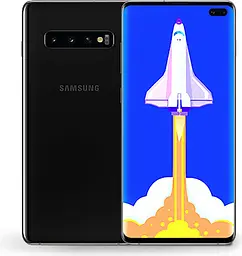 Смартфон Samsung Galaxy S10+ 8/512Gb Ceramic Black SM-G9750 DS [NFC, 2 SIM]