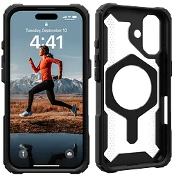 Оригінальний протиударний чохол для iPhone 16 UAG Plasma XTE MagSafe Black 11447611404G з підставкою - мініатюра 9