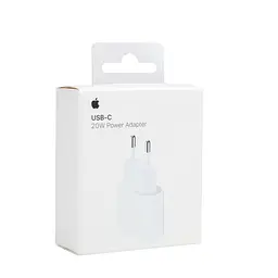 Зарядний пристрій 20W USB-C Power Adapter MHJ83ZM, швидка зарядка для iPhone, iPad, AirPods та Apple Watch, Original (ARM57944) - мініатюра 4