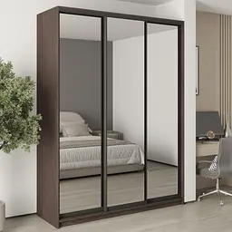 Шафа-купе тридверна MebelStar Стандарт BG 3 Дзеркала 180x60x240 см Дуб рістрето (MBS-8838)
