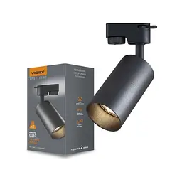 Світильник Videx під лампу GU10 SPF06C трековий чорний (VL-SPF06C-B) - мініатюра 3