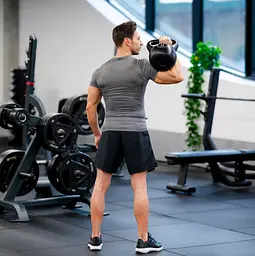 Гиря вінілова Gymtek 12кг чорний - мініатюра 4