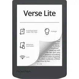 Електронна книга PocketBook 619 Verse Lite Midnight Grey (PB619-T-CIS) [131874] - мініатюра 1