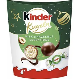 Цукерки Kinder з кремовою молочною начинкою та фундуком 90 г