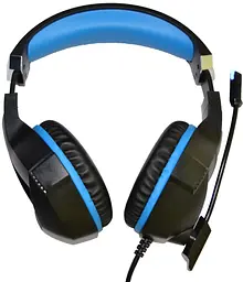 Гарнітура Microlab G7 3.5 мм+USB Black-Blue - мініатюра 2