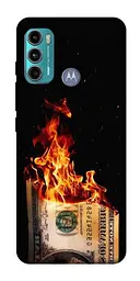 Чохол Demsky Money burn для Motorola Moto G60