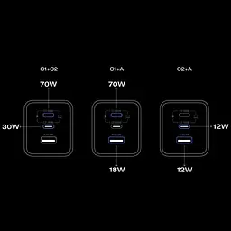 Мережевий зарядний пристрій EcoFlow RAPID Pro Charger 100W (EFA-100W-GAN-CHARGER-EU) [143062] - мініатюра 6