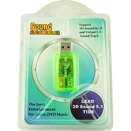 Звукова плата Atcom USB-sound card (5.1) 3D sound (Windows 7 ready) (7807) - мініатюра 3