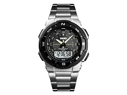 Чоловічий наручний годинник 1370SI Silver Skmei acs0030785 - мініатюра 2