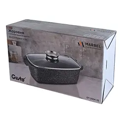 Жаровня Gusto покриття Marble 5,5 л (GT-2504-32) - мініатюра 4