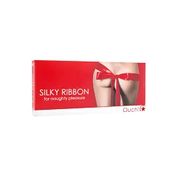 Стрічка Ouch! Silky Ribbon, 167 см (червоний)
