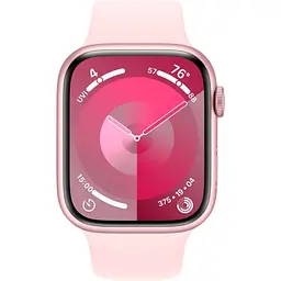 Смарт-годинник Apple Watch Series 9 GPS 41mm Pink Aluminum Case with Light Pink Sport Band S/M [MR933] [92652] - мініатюра 2