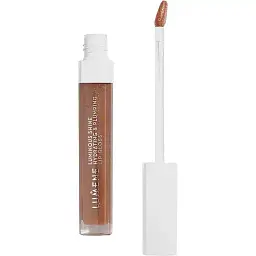 Блиск для губ Lumene Luminous Shine Hydrating & Plumping Lip Gloss відтінок 2 (Warm Nude) 5 мл (8000018914305) - мініатюра 2