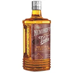 Набір: настоянка Nemiroff Originals Українська медова з перцем 40% 1 л х 2 шт. - мініатюра 4