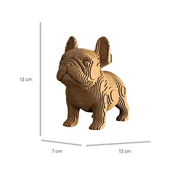 BULLDOG PUPPY - Картонний 3Д пазл Cartonic - мініатюра 3