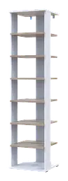 Полка для обуви Doros Паоло Белый/Дуб Сонома 38.4х38.4х153.4 (41516041)